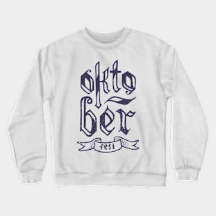 Oktoberfest Typography Crewneck Sweatshirt